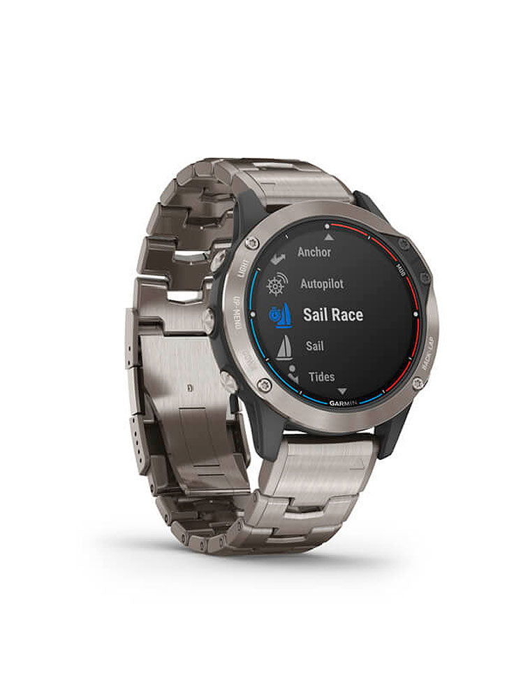 Garmin Quatix 6 Titanium GPS marine smartwatch - Garmin