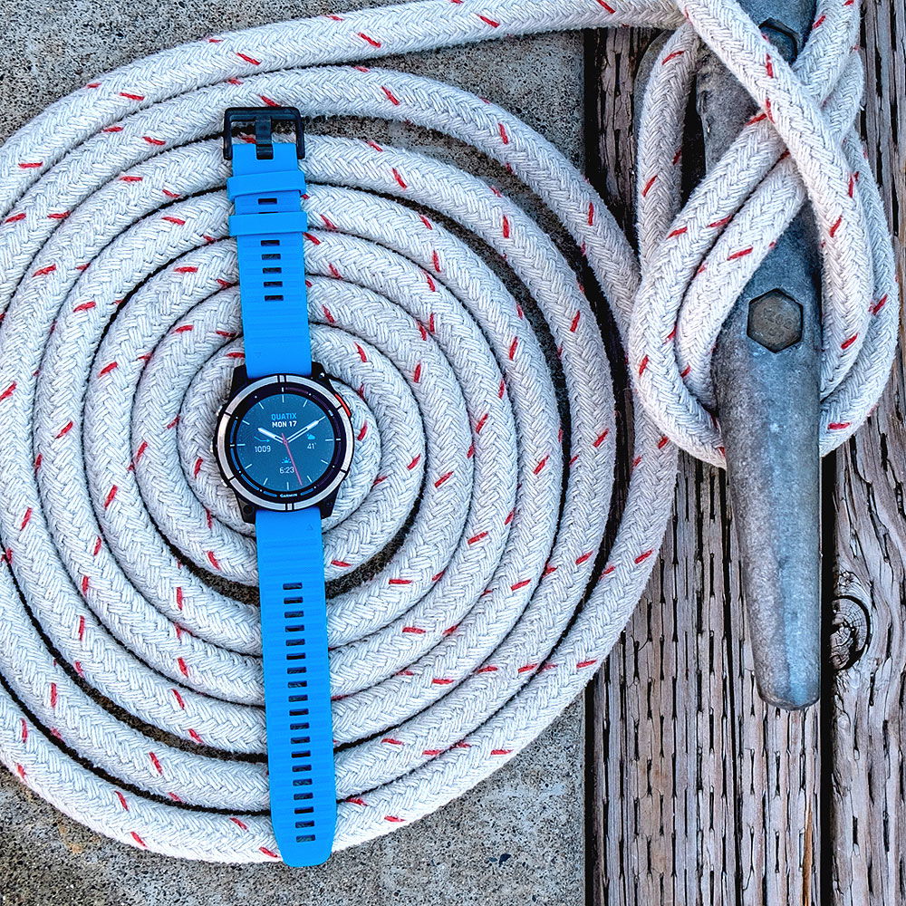 Garmin Quatix 7 i bruk under vann