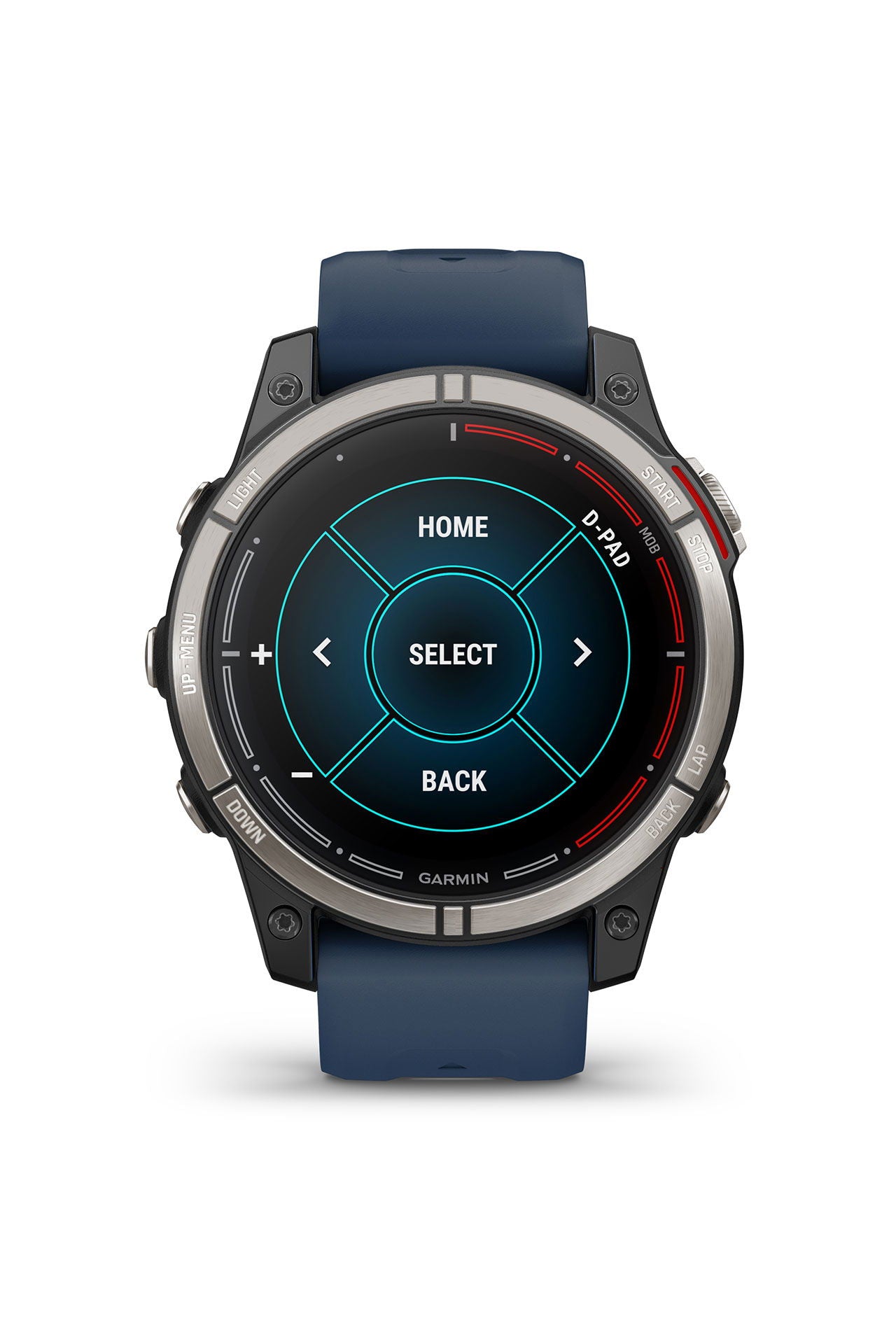Nærbilde av Garmin Quatix 7 Pro AMOLED smartklokke titanramme