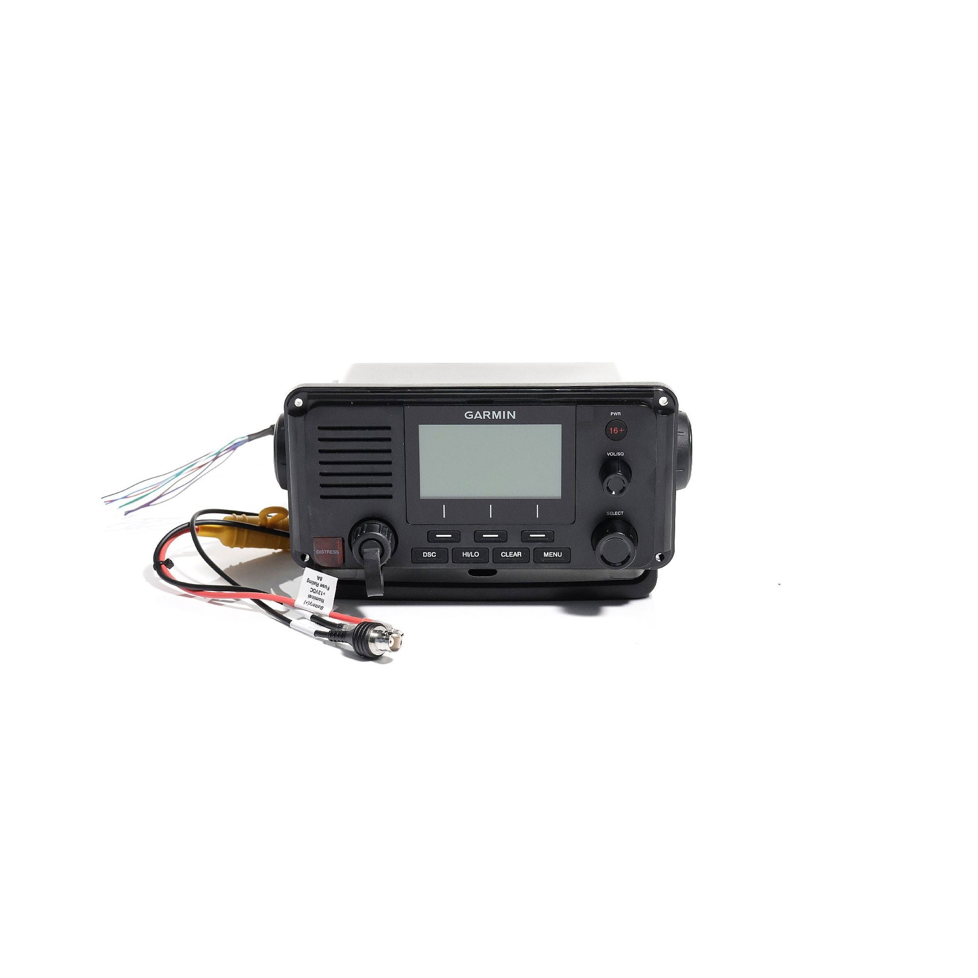 Garmin VHF 215i stasjonær VHF med GPS 25 W bakside