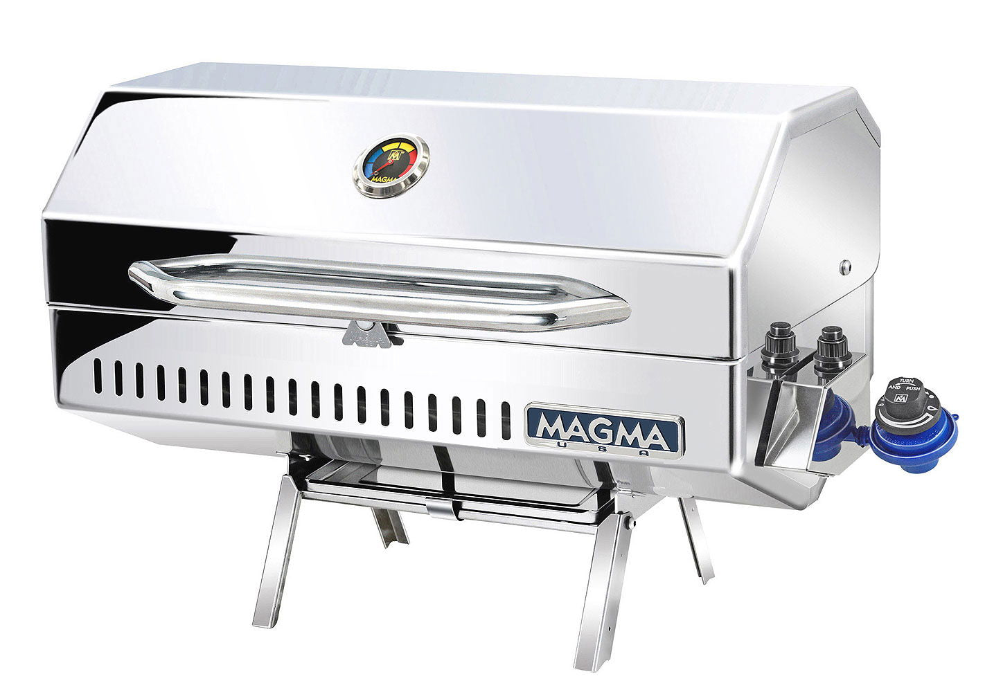 Gassgrill Classic Gourmet Serie 2 størrelse M 57x36 cm - Magma bakside