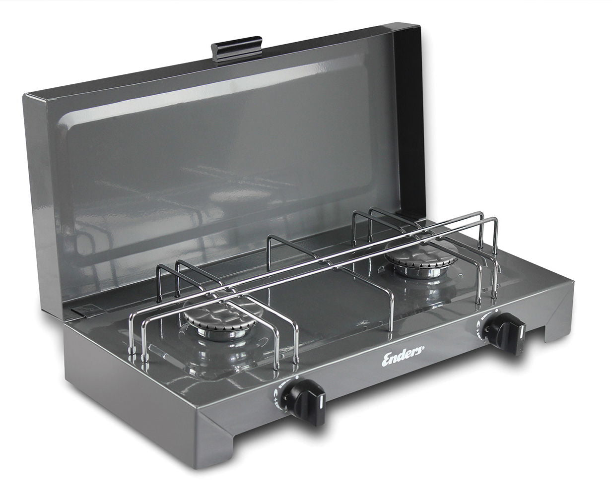 Gasskokeapparat Canberra 2-bluss 2x2,3 kW regulerbar front