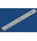 Genuaskinne flat profil aluminium 100 cm 12 mm forfra
