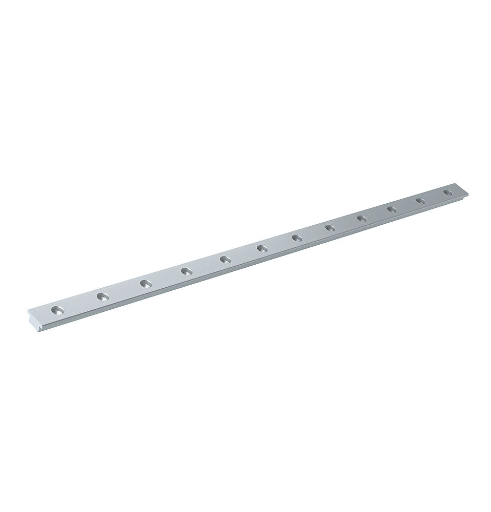 Genuaskinne T-profil 32 x 6 mm 2,0 m for båter til 12 m - Pfeiffer forfra