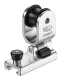 Genuavogn aluminium 20x3 mm 65 mm med glidelager forfra