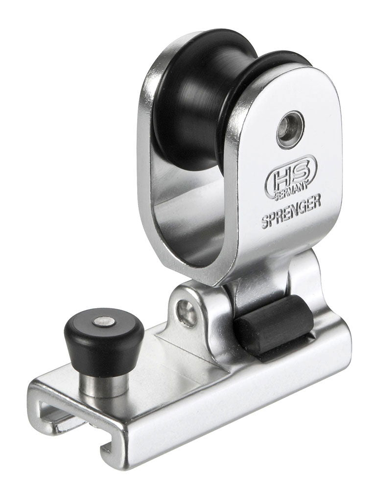 Genuavogn aluminium 20x3 mm 65 mm med glidelager forfra