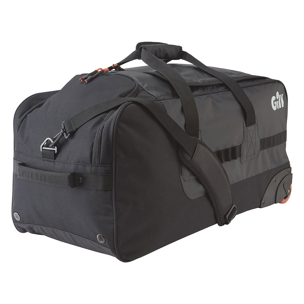 Gill Cargo trillekoffert vanntett 90 l svart forfra