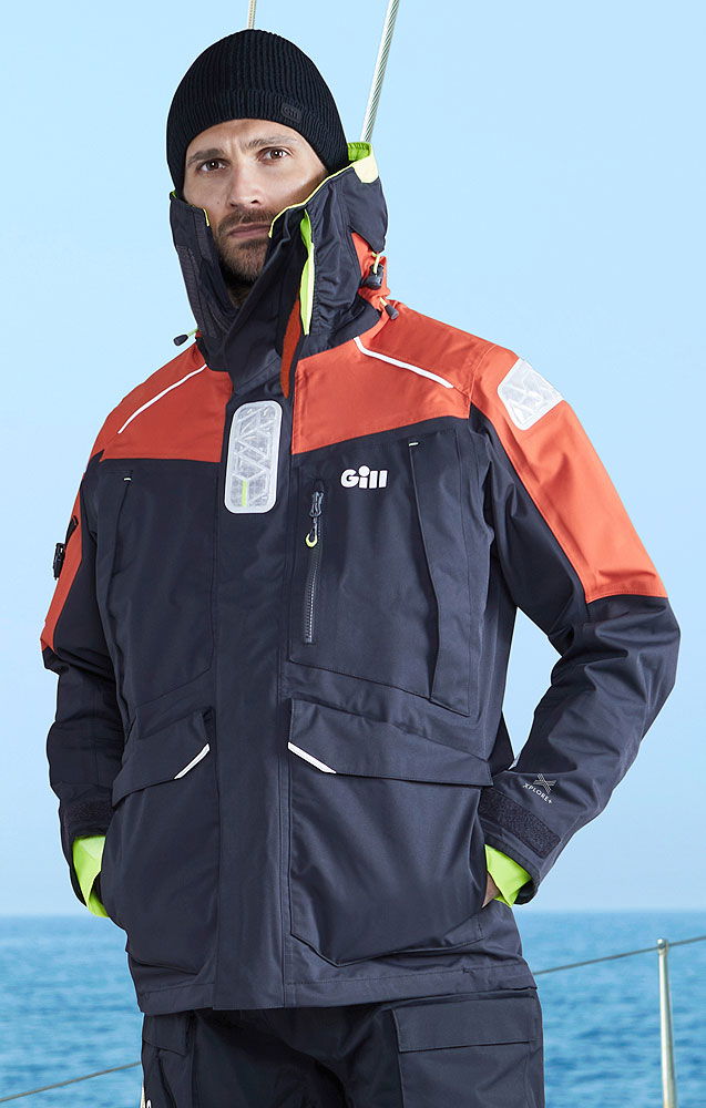 Gill OS13 offshore seiljakke herre bakside