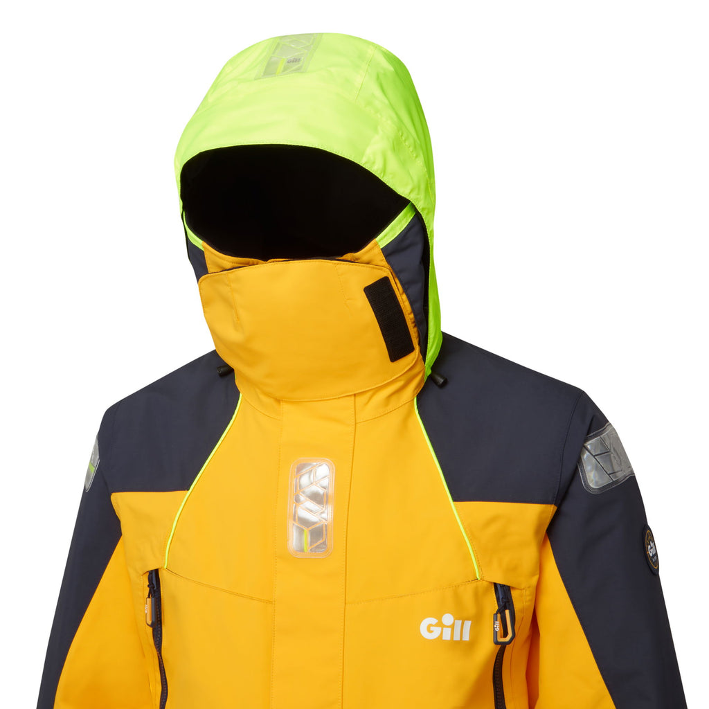 Detalj av glidelås på Gill OS26 offshore seiljakke XPLORE®