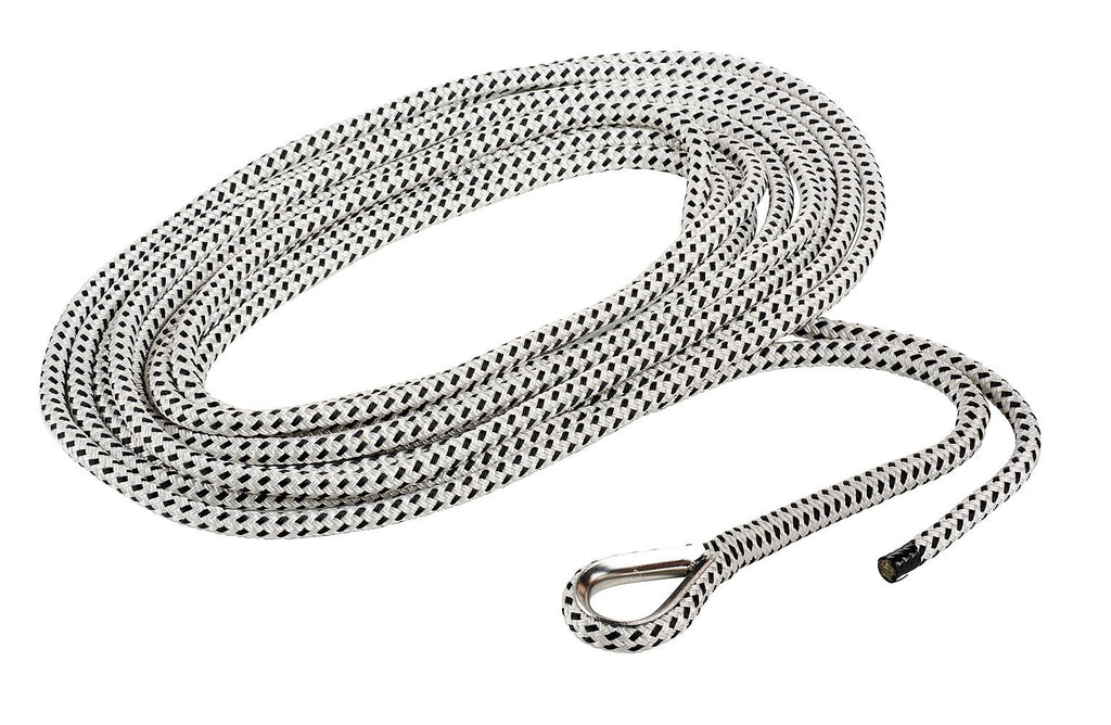 Gleistein Bavaria fortøyningstau med kause 10 mm 10 m forfra