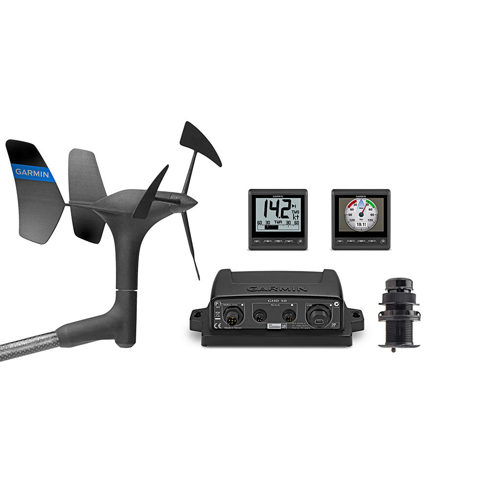 GMI GNX Wired Sail Pack 52 vind- og vanninstrumentsett fra Garmin for presis seiling