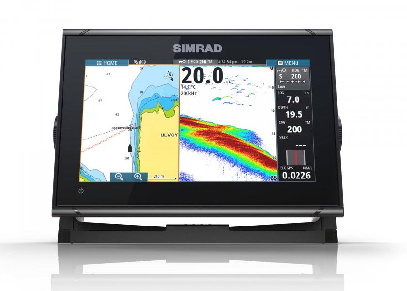 Montert GO9 XSE kartplotter 9" touchskjerm med radar og ekkolodd i båt