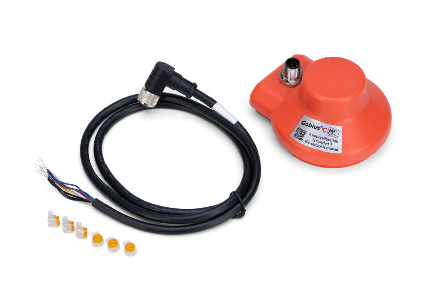 Bakside av Gobius C micro-radar tankgiver analog og Bluetooth