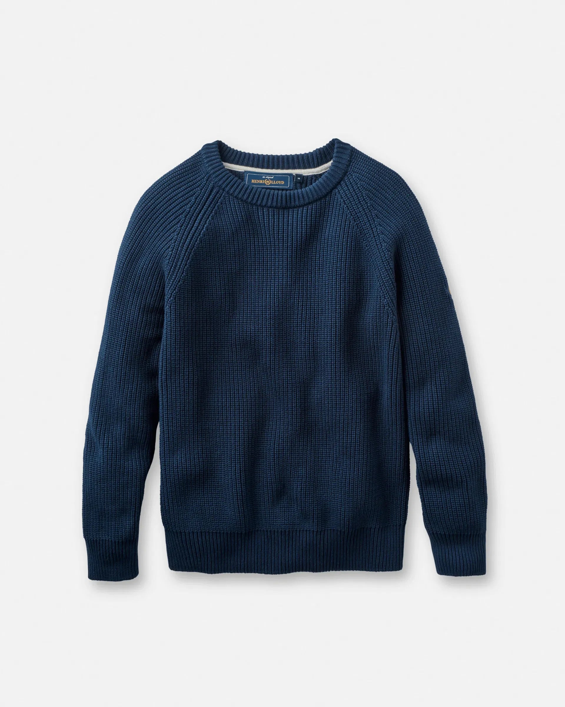 Golant Ribbed Crew strikkegenser forfra