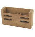 GPS- og mobilholder teak 18 x 5 cm forfra