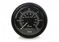 GPS speedometer svart 60 knop analog og digital visning forfra