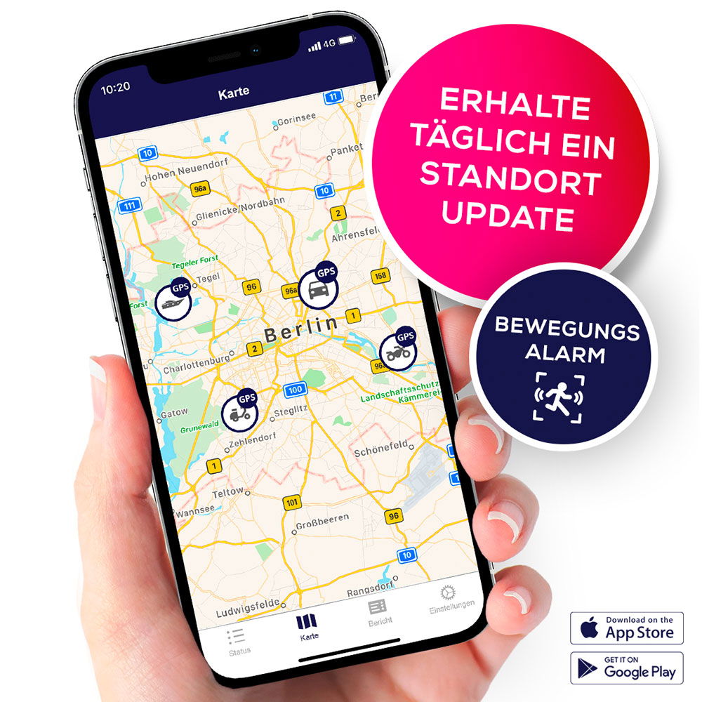 GPS tracker LOCA 2 vanntett montert