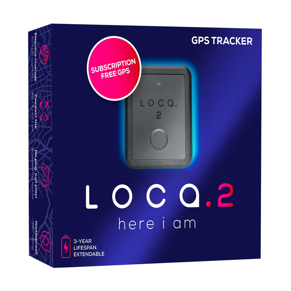 GPS tracker LOCA 2 vanntett nærbilde