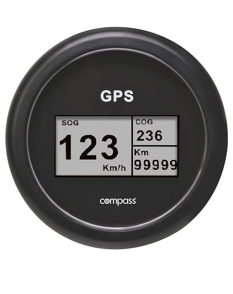 GPS turteller digital 32-kanals GPS-mottaker - Compass for presis hastighetsmåling