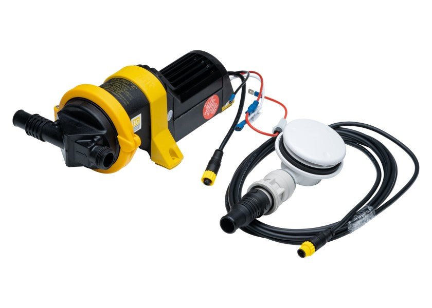 Gråvannspumpesystem GULLEY IC 12V 19 l/min forfra