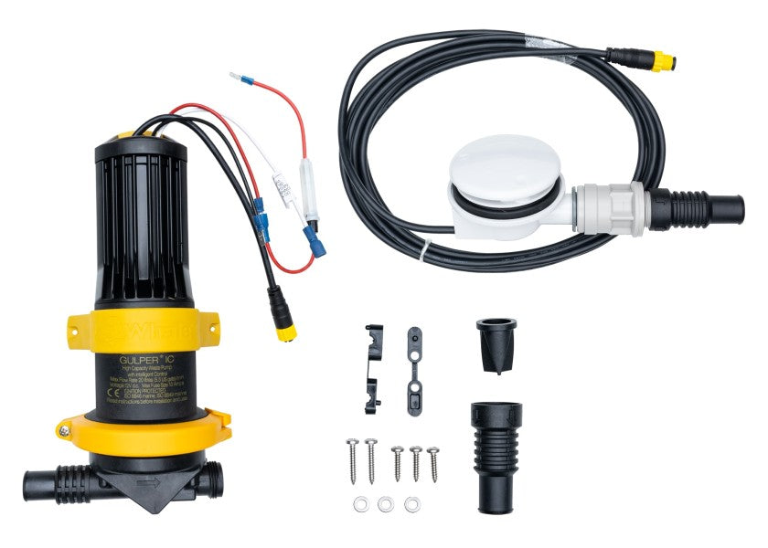 Strømtilkobling på Gråvannspumpesystem GULLEY IC 12V 19 l/min