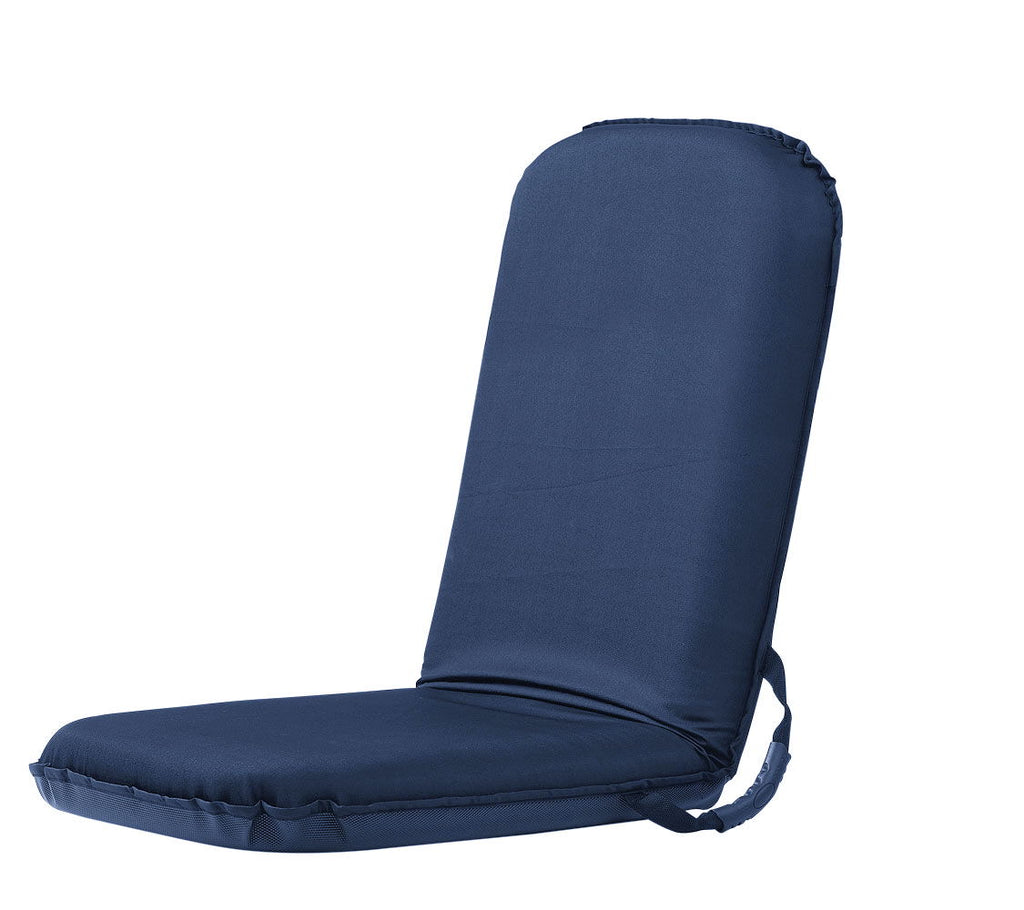 Gulvstol Flexi Seat sammenleggbar navy forfra
