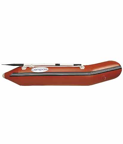Gummibåt med spilebunn 185 cm 200 kg - Compass detalj av spilebunn