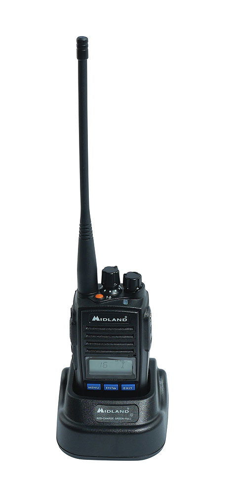Håndholdt VHF 5W 57 kanaler 230 g Midland på båtdekk