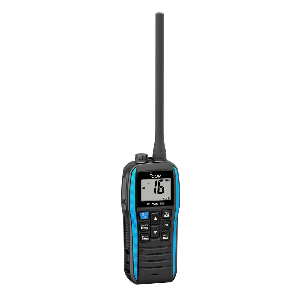 Håndholdt VHF IC-M25EURO EVO flytende bakside