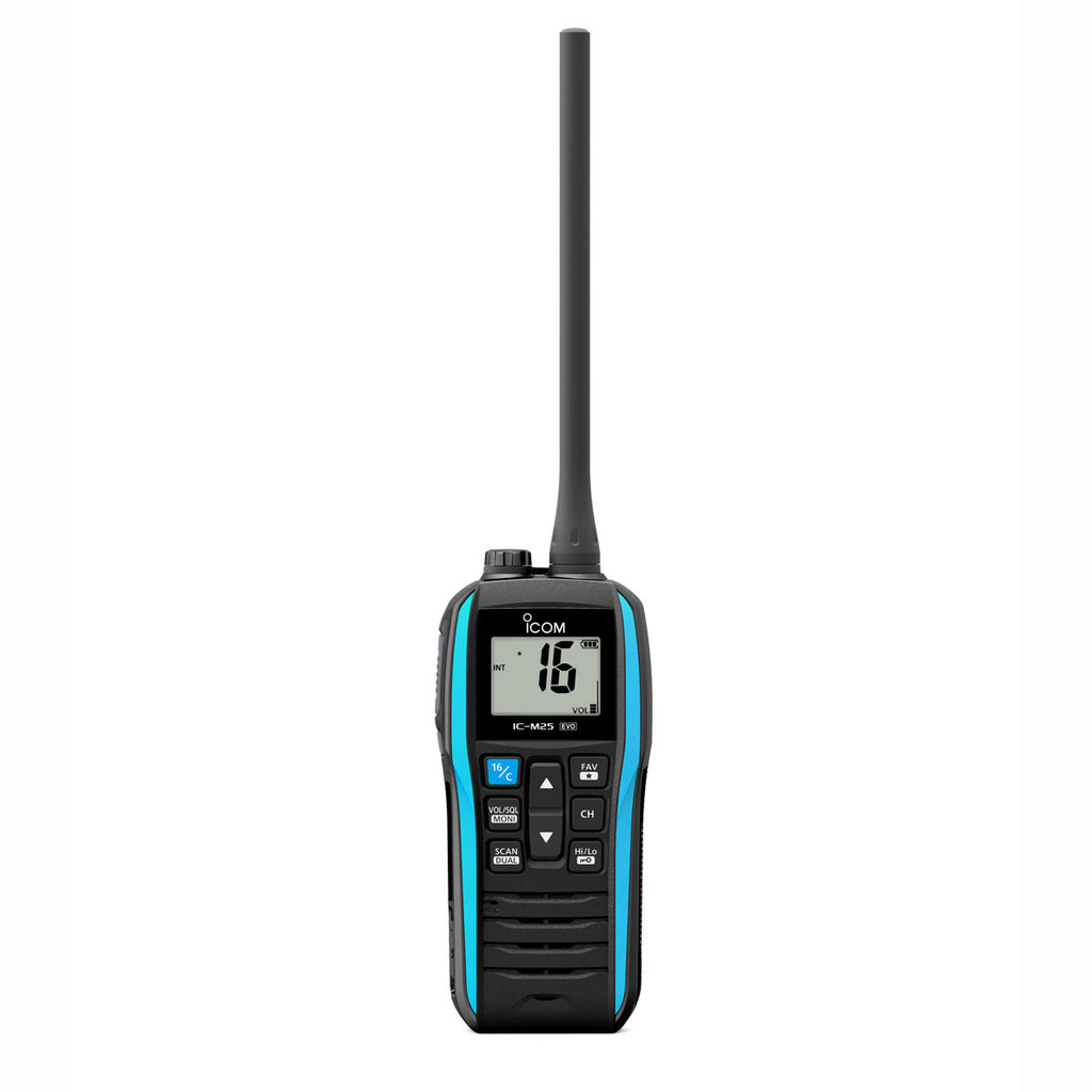 Håndholdt VHF IC-M25EURO EVO flytende forfra