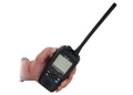 Håndholdt VHF IC-M94DE med AIS-mottaker og DSC forfra