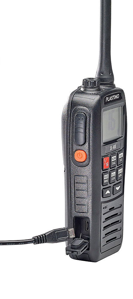 Montert Håndholdt VHF SX-400 5 W vanntett og flytende i båt