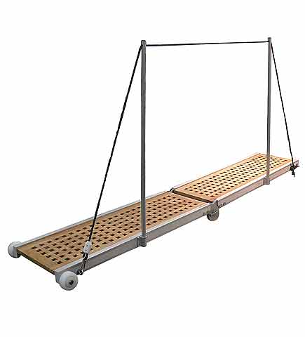 Detalj av curryklemme på Handlauf for gangway - Sprenger