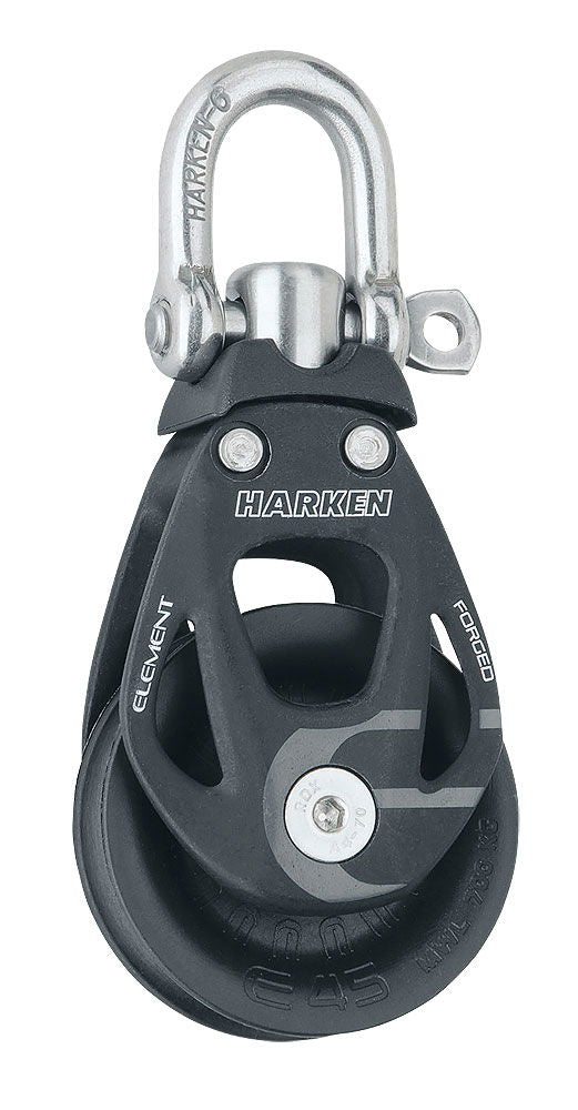 Harken Element blokk glidelager 12 mm line 45 mm skive forfra