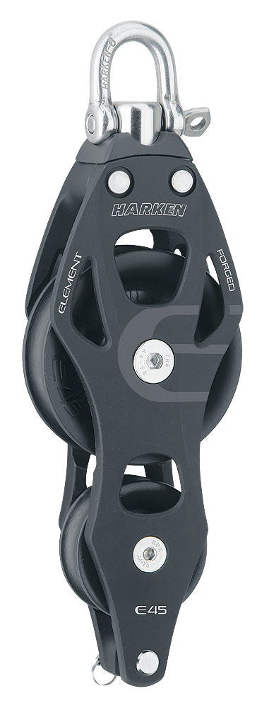 Harken Element violinblokk / hundsvott 8 mm line 45 mm skive forfra