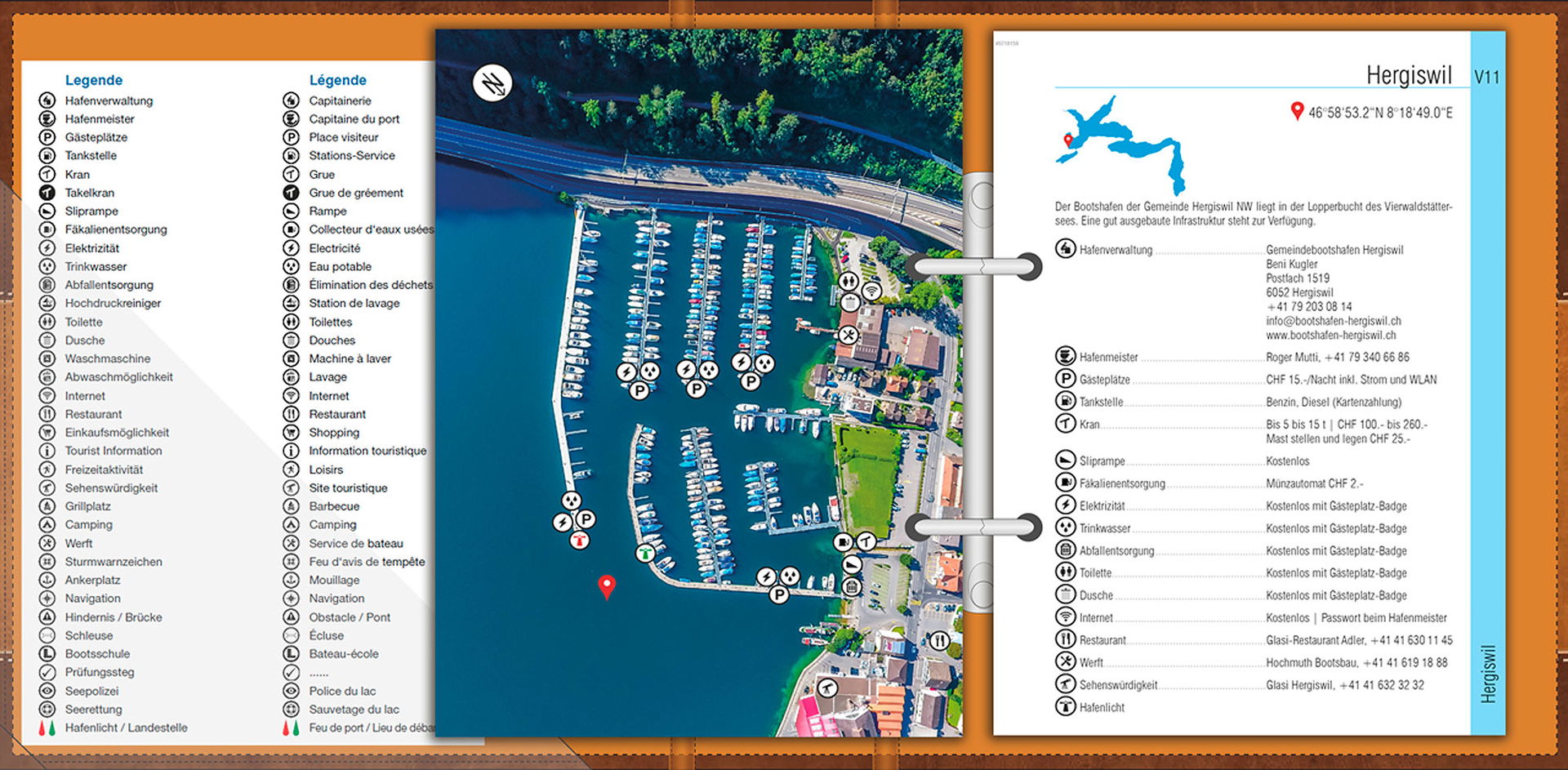 Havneguide 3, Vierwaldstättersee forside