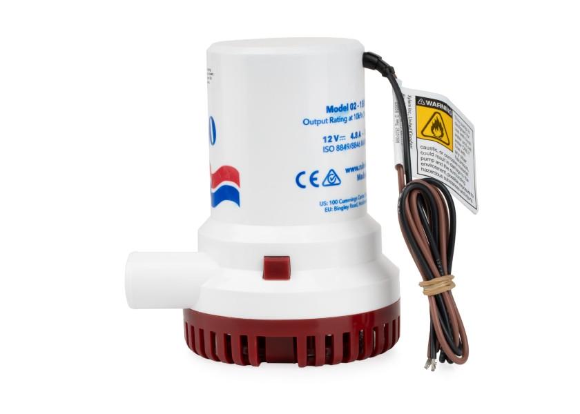 Detalj av Heavy Duty lensepumpe 1500 24V 96 l/min 1 1/8"