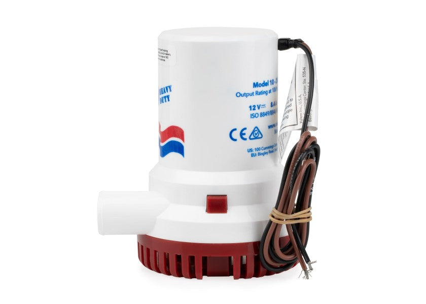 Heavy Duty lensepumpe 2000 24V 129 l min 1 1 8 bakside