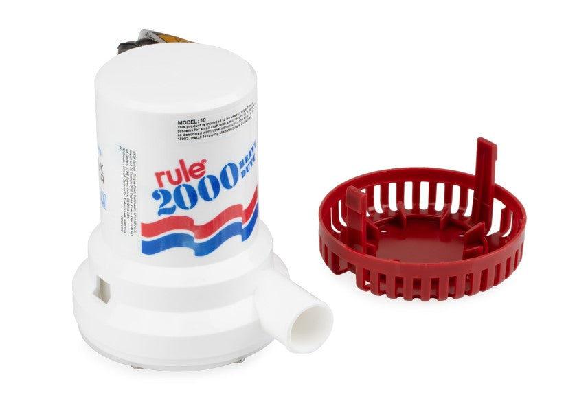 Heavy Duty lensepumpe 2000 24V 129 l min 1 1 8 detalj