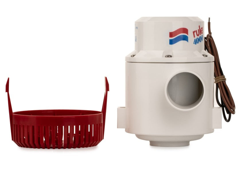 Heavy Duty lensepumpe 4000 12V 252 l/min 2" - Rule detalj