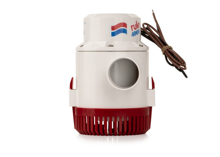 Heavy Duty lensepumpe 4000 12V 252 l/min 2" - Rule nærbilde