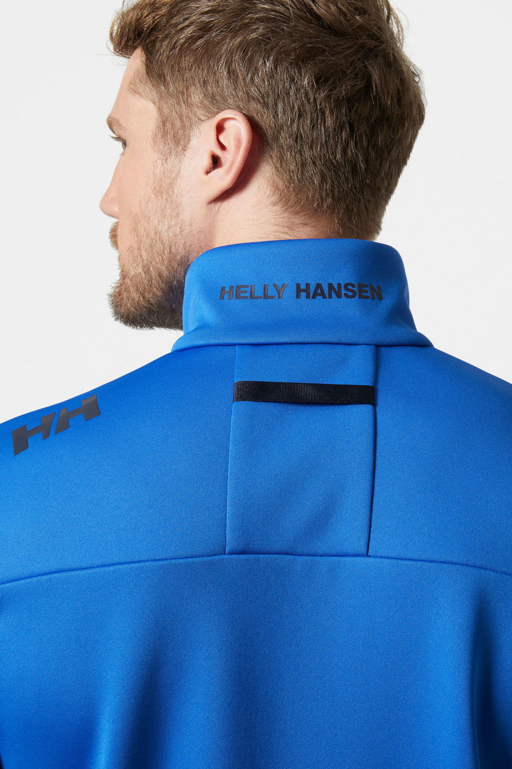 Lomme på Helly Hansen Crew fleecejakke herre polyester med høy krage