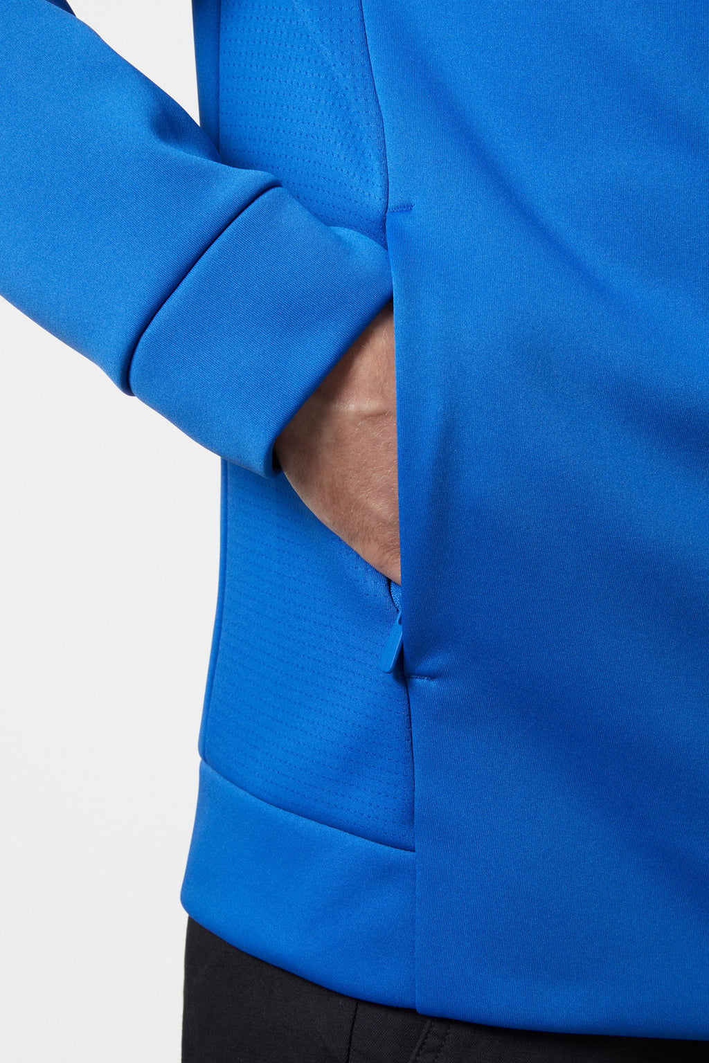 Helly Hansen Crew fleecejakke herre polyester med høy krage logo detalj