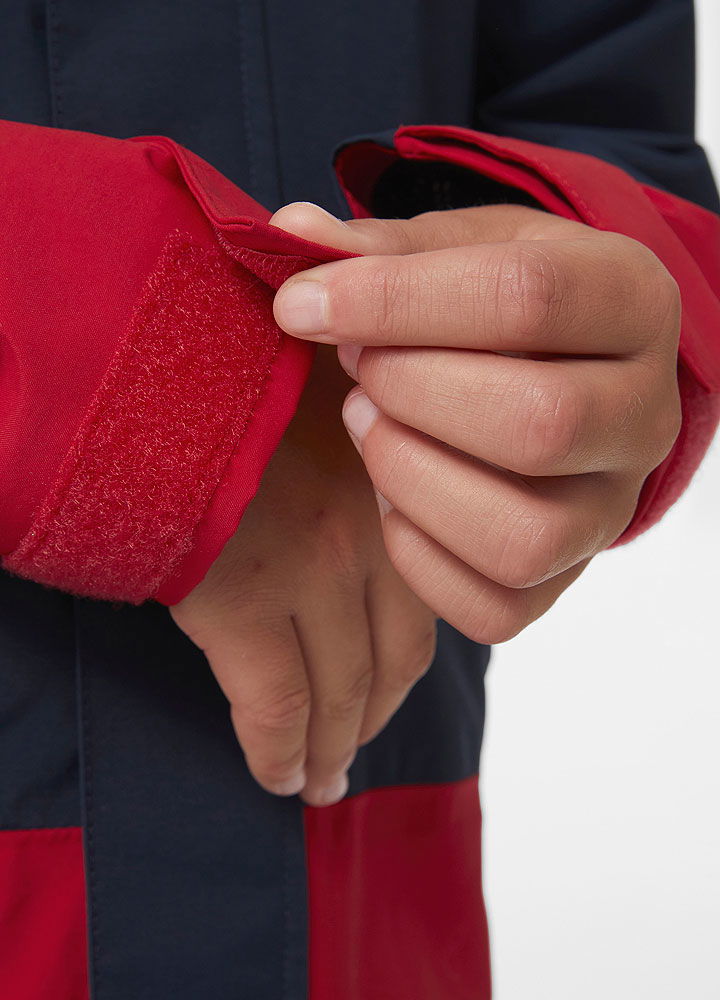 Helly Hansen Salt Port juniorjakke seiljakke for barn sikrings D-ring