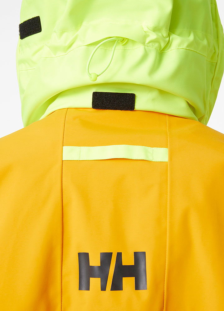 Detalj av fleecefôr på Helly Hansen Skagen offshore seiljakke herre HELLY TECH
