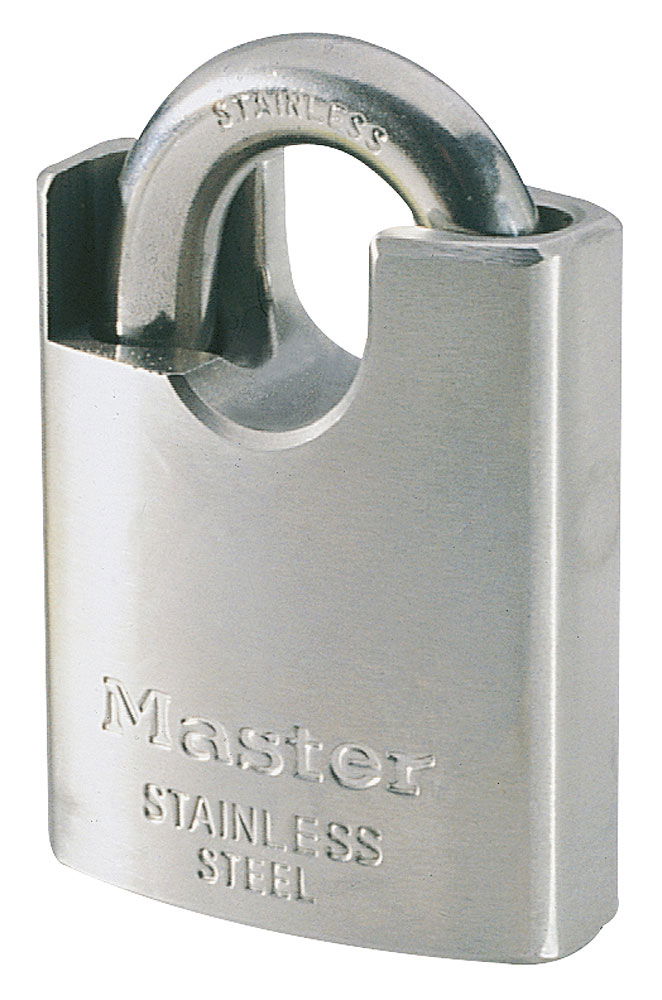 Hengelås rustfritt stål 50 mm sikkerhetsnivå 8 - Masterlock forfra