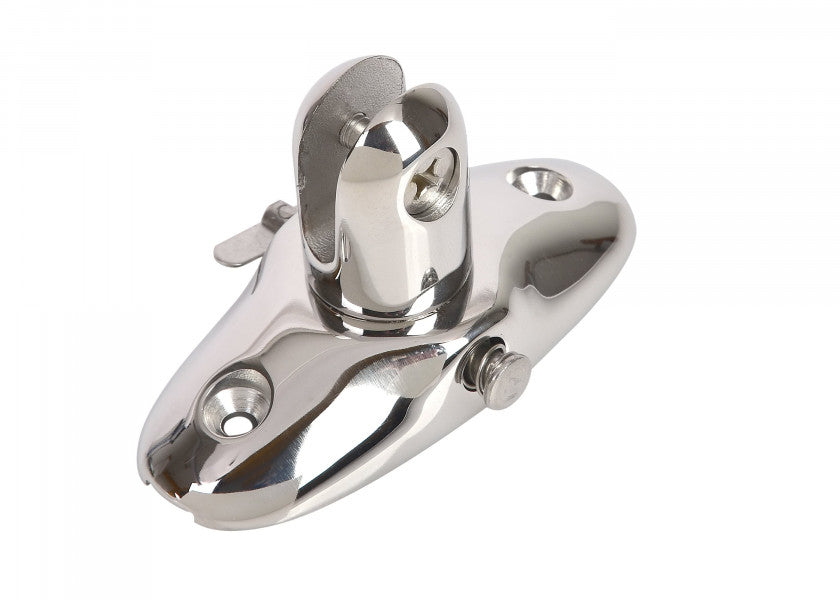 Hengsel for dekksmontasje til solseil ARIA - Tessilmare forfra