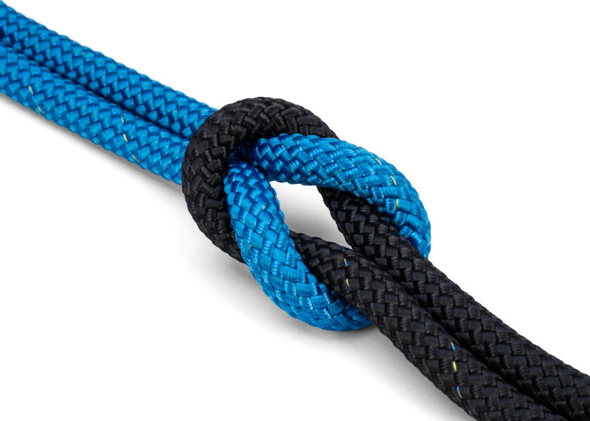 Montert Herkules Color skjøte- og trimtau polyester metervare - LIROS på båt
