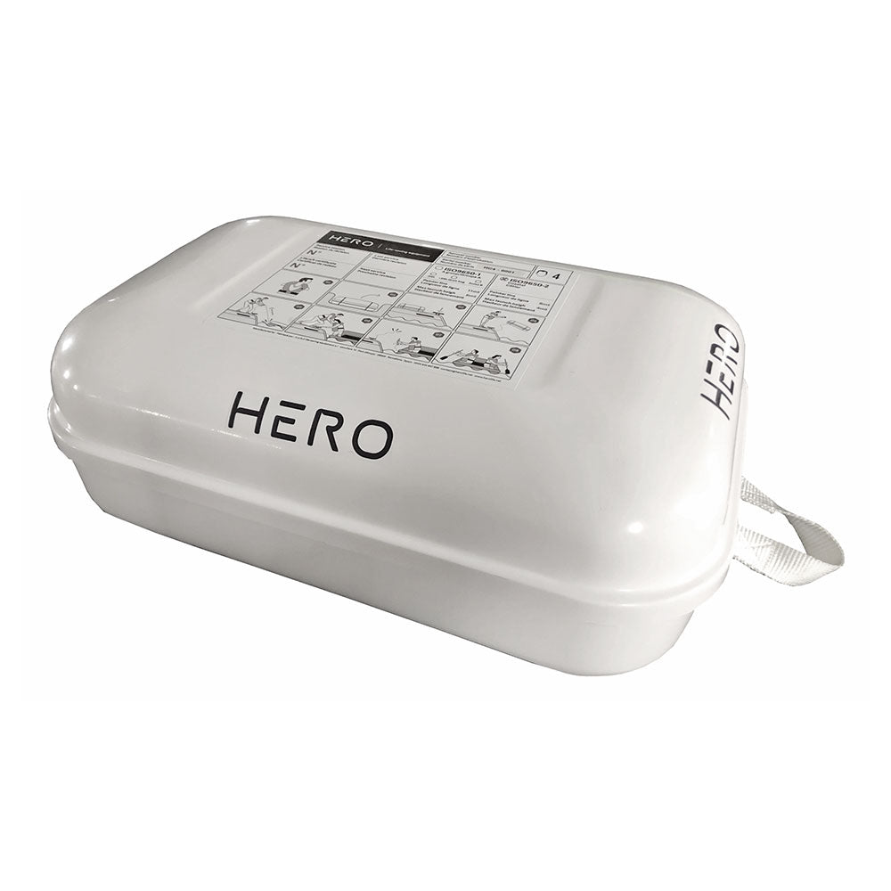 HERO Leisure redningsflåte Cruiser 4 personer container detalj