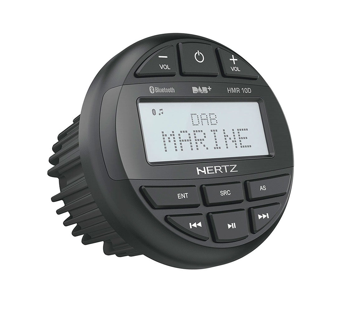 Hertz Marine Audio HMR 10D DAB+ radio IP66 forside